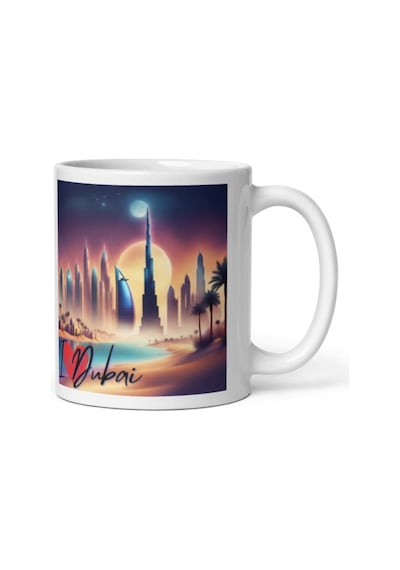 Dubai Kupa Bardak 2 Adet Seyahat Hatıra Dubai Mug