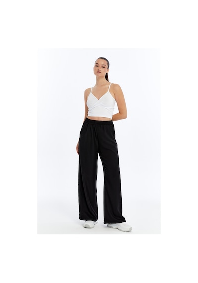 Genius Store Kadın Pantolon Keten Karışımlı Beli Lastikli Kırışmaz Kumaş Pantolon Keten-pantolon siyah Genius Store Kadın Pantolon Keten Karışımlı Beli Lastikli Kırışmaz Kumaş Pantolon Keten-pantolon siyah