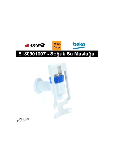 Arçelik Beko Altus Uyumlu Su Sebili Soğuk Musluğu Mavi Musluk 9180901007