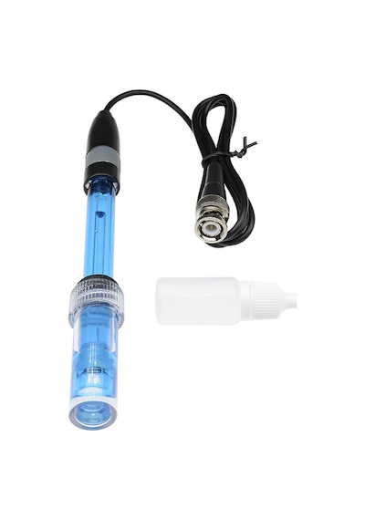 Ph Elektrot Sensör Probu E201-1C Sıvı Su 0-14Ph Algılayıcı Bnc