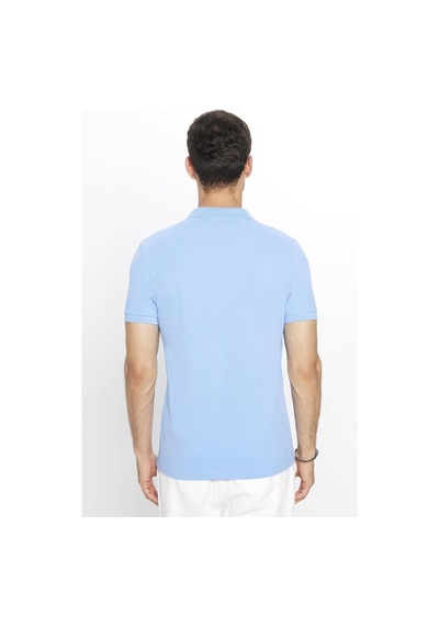 Tudors Erkek Slim Fit Dar Kesim Pamuklu Yumuşak Dokulu Serin Tutan Kumaş Düz Pike Mavi Polo Yaka Tişört-31626 Mavi Tudors Erkek Slim Fit Dar Kesim Pamuklu Yumuşak Dokulu Serin Tutan Kumaş Düz Pike Mavi Polo Yaka Tişört-31626 Mavi