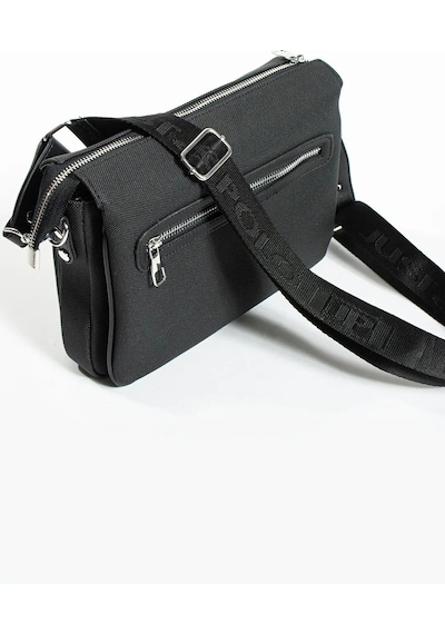Just Polo Kadın Günlük Kullanıma Uygun Lakos Ayarlanabilir Askılı Şık Omuz Çantası Ebat: 21 X 28 Cm Siyah 15503385