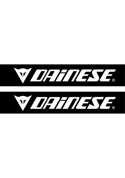 Dainese Motorcu Boru Sticker Set Beyaz