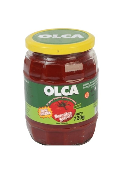 Olca Tuzlu Domates Salçası Cam 720 G