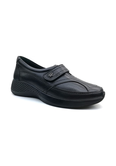 King Paolo U6595 Shoeflex Bunyon - Siyah - Bayan Ayakkabı,Deri Ay
