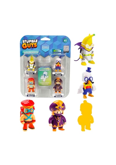 Stumble Guys Mythic Figures 5pack Collectible Blister Set 3