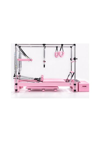 Combo Cadillac Reformer Pembe Kasa Barbie Series Özel Seri 1. Sınıf Kayın Ağacı Deri Renk Opsiyonel