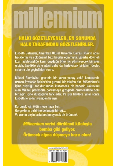 Örümcek Ağındaki Kız - Millennium Serisi  4