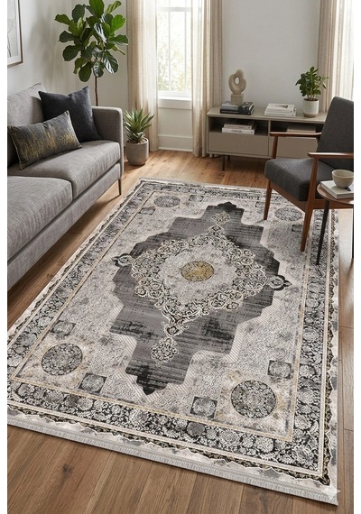 Efsane Halı 160x230 Esmira Koleksiyonu 34682-090 Siyah