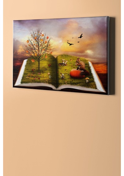 Webstyle Sayılarla Boyama Seti Kasnaklı Sonbaharın Kitabı 60 X 75 Cm