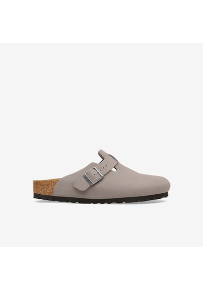 Terlik Kadın 1033135 Birkenstock Boston Bf Nu Grey Taupe Gri