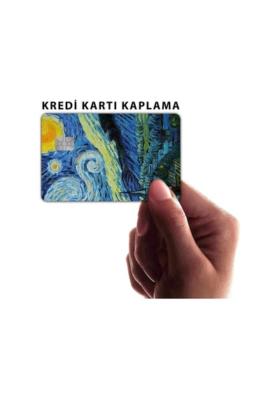 Van Gogh Kart Kaplama Sticker Yüksek Kalite Standart