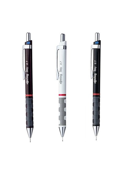 Rotring Tikky Versatil Kalem 0.7 Mm Bordo-siyah-beyaz
