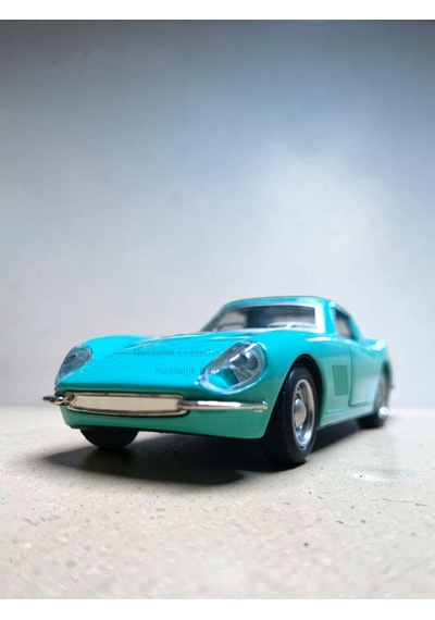 1966 Ferrari Mavi 275 Gtb 1/32 Ölçek Metal Diecast Çek Bırak Model Araba Çok Renkli