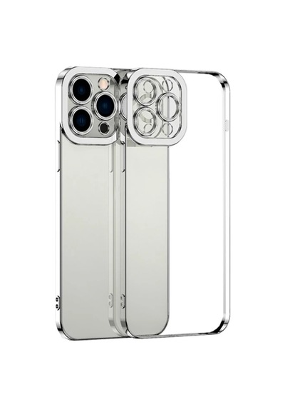 Ally Fashion Series Apple iPhone Uyumlu 11 Pro Kılıf Renkli Kenar Lazer Çerçeveli Silikon Kılıf- 5775 Mavi
