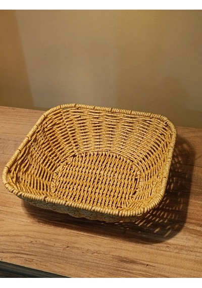 Küçük Boy Hasır Rattan Yuvarlak Sunumluk / Meyve Sepeti / Ekmeklik Diğer