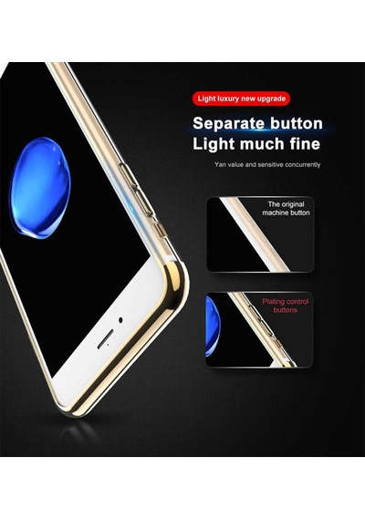 Apple Uyumlu iPhone Se 2020 Kilif Zore Dört Köseli Lazer Silikon Kilif 484243382