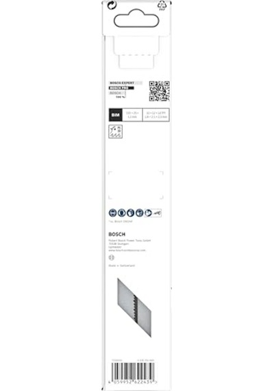 Pro Thick Metal S1137hbf Panter Testere Bıçağı Metal Ve Profiller Demir Içermeyen Metaller Uzunluk 225 Mm Professio