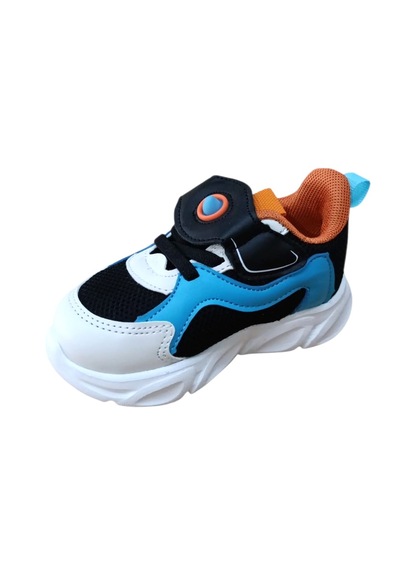 Cool Luna Bebe Işıklı Spor Ayakkabı Siyah - Turuncu