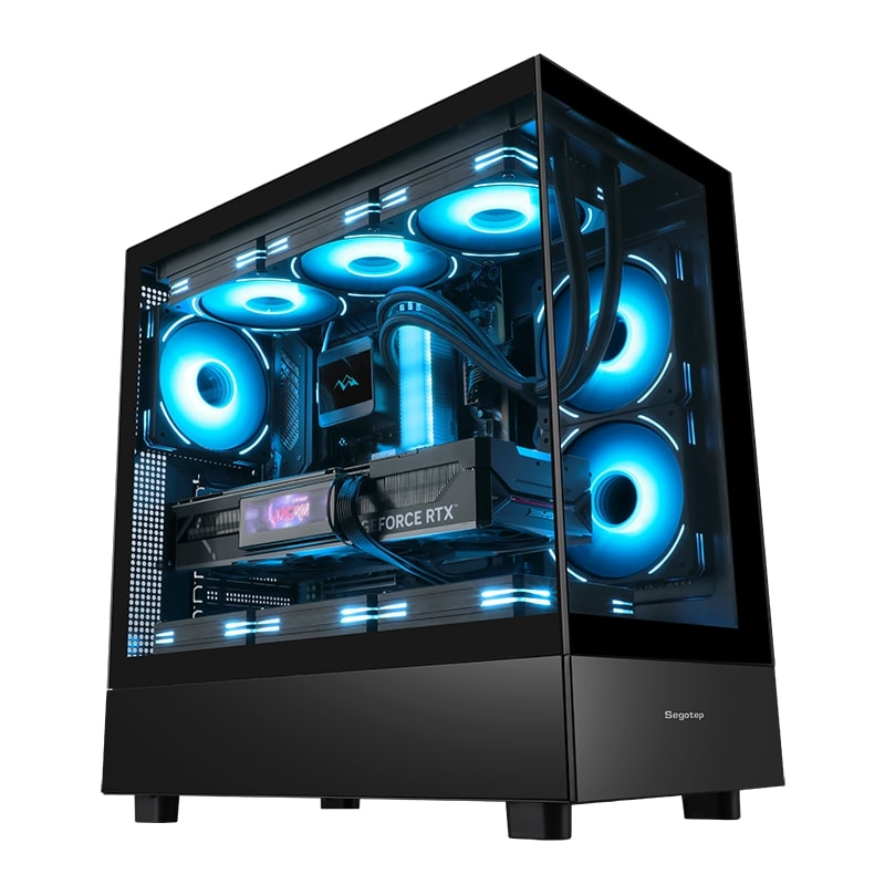 Segotep Endura Pro+ Siyah 750w 80+ Bronze E-atx Pcıe 5.1 Kasa 6xargb Fan