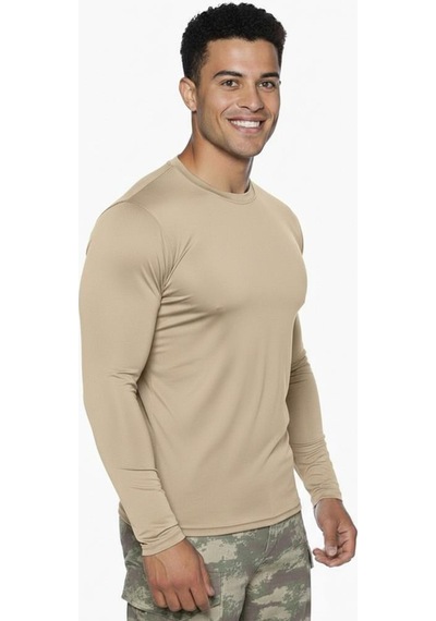 Astrid T Özel Üretim İçlik Seçeneği Hava Alan Ter Tutmayan Single Sword Uzun Kol Microfiber T-shirt - Tişört Diğer