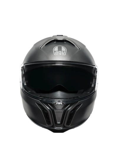 Agv Kask Tourmodular Solıd Mplk Luna Grey Matt Gri
