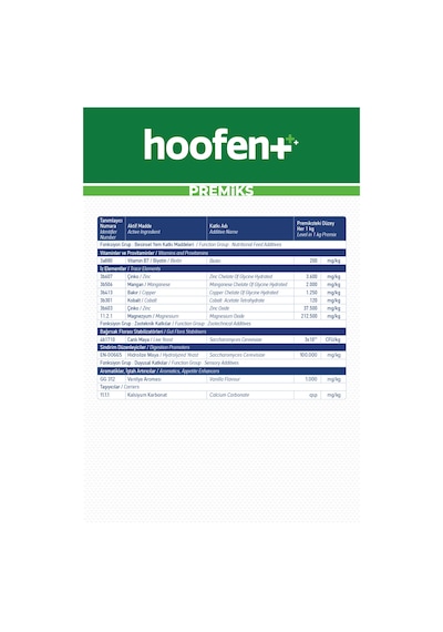 Vioment Hoofent 10 Kg - Tırnak Problemlerinde; Optimal Destek -