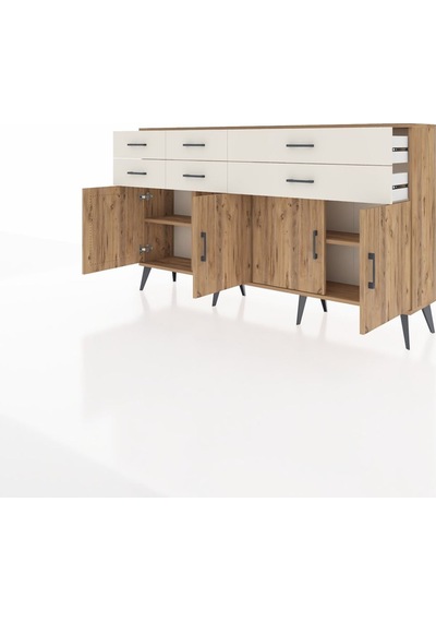 Arges Konsol 3 Raflı 6 Çekmeceli 4 Kapaklı 176x30x99 Çam-çam/aytaşı Atlas Çam/aytası - Atlas Çam Arges Konsol 3 Raflı 6 Çekmeceli 4 Kapaklı 176x30x99 Çam-çam/aytaşı Atlas Çam/aytası - Atlas Çam