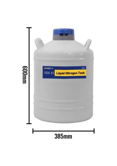 15l Azot Tankı Yds-15 Hayvancılık Ve Laboratuvar İçin Sıvı Azot Depolama İkmal Tankı