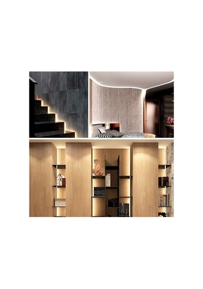 Ct-4486 Led Şerit 10 Çipli Naturel Beyaz Işık 4000 Kelvin 5mt
