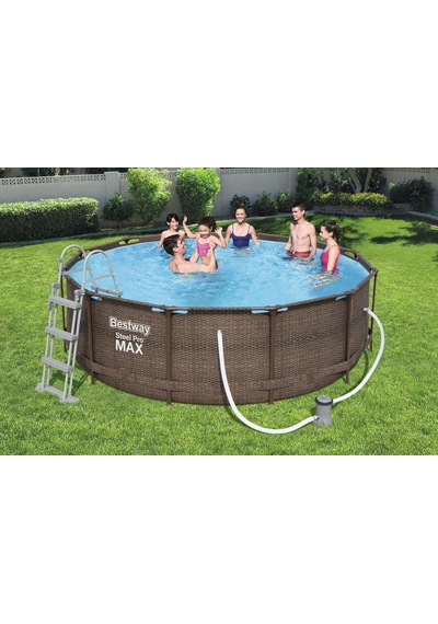 Bestway Yuvarlak Prefabrik Gölgelikli Full Havuz Seti 366x100cm Bw573 56709