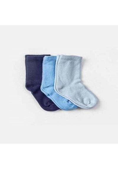 Defne Baby 3'lü Bebek Çorabı E036-23 Lacivert