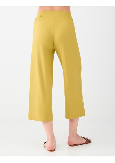 Jimmy Key Jimmy Key Yağ Yeşili Beli Lastikli Basic Kısa Pantolon 6sw187796307