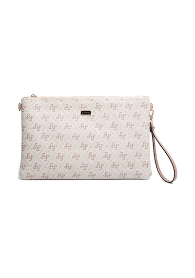 Silver Polo Sp1034 Kadın Portföy & Clutch Monogram Pembe-somon