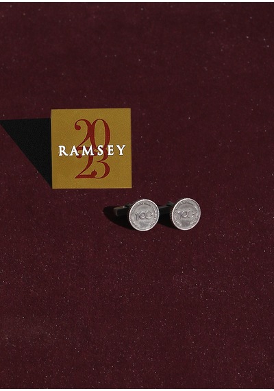 Ramsey Silver Metal Kol Düğmesi