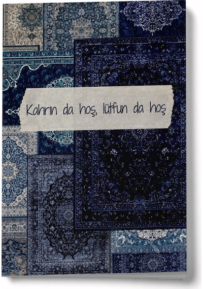 Sufi Serisi 3 Kahrın Da Hoş, Lütfun Da Hoş A6 Çizgili Mini Defter Not Defteri Çok Renkli