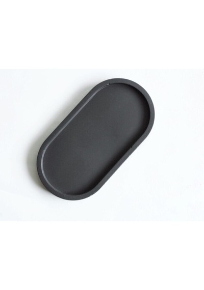 Bernami Mumluk Şamdanpinterest Dekoratif Oval Beton Biblo Tabak Beton Takı Tabağı Mum Tabağı Organizer Mumluk Tütsülük Diğer