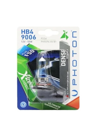 Ampul Hb4 9006 12v 55w Xtreme Vision +%150 Fazla Işık Tekli Blister Pht Ph5596 Xv B1