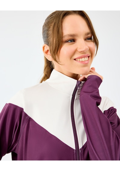 Skechers W Performance Track Suit Kadın Bordo Eşofman Takımı S212251-3877 Bordo