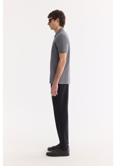 Avva Erkek Antrasit Kıvrılmaz Polo Yaka %100 Pamuk Basic Regular Fit T-shirt B001032 Avva Erkek Antrasit Kıvrılmaz Polo Yaka %100 Pamuk Basic Regular Fit T-shirt B001032