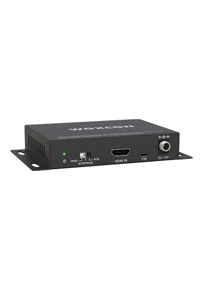 Woxcon Hdmı 2.0 4k 60hz 4:4:4 Repeater W Audio Extract De-embedder