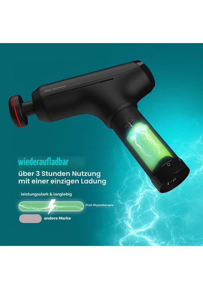 Homedics Pro Physio Masaj Tabancası - Boyun, Omuz, Sırt İçin Derin Masaj - Kas Gerginliğini Gidermek İçin Isıtmalı Başlık, 5 Masaj Başlığı, Kablosuz, Şarj Edilebilir - Siyah Homedics Pro Physio Masaj Tabancası - Boyun, Omuz, Sırt İçin Derin Masaj - Kas Gerginliğini Gidermek İçin Isıtmalı Başlık, 5 Masaj Başlığı, Kablosuz, Şarj Edilebilir - Siyah