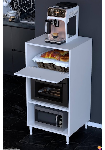Smart 80 Cm Üstten Kapaklı Mutfak Dolabı Mikrodalga Fırın Standı Kiler Beyaz Dolap 80x119x48 Cm Smart 80 Cm Üstten Kapaklı Mutfak Dolabı Mikrodalga Fırın Standı Kiler Beyaz Dolap 80x119x48 Cm
