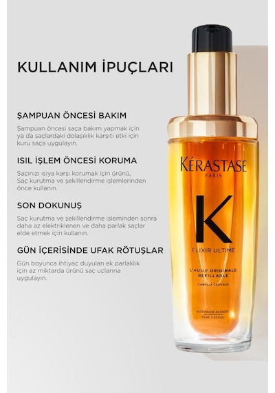 Elixir Ultime Saç Bakım Yağı Refill 75 Ml