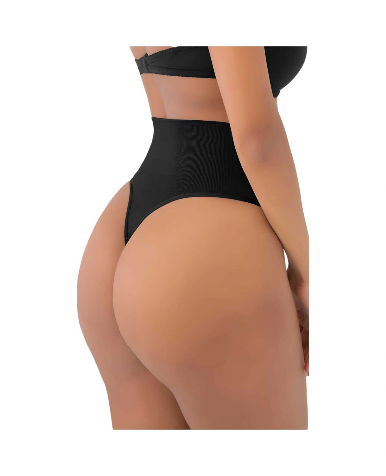 Tezzgelsin Kadın Lazer Kesim Ve Toparlayıcı String Korse 3'lü Set Siyah