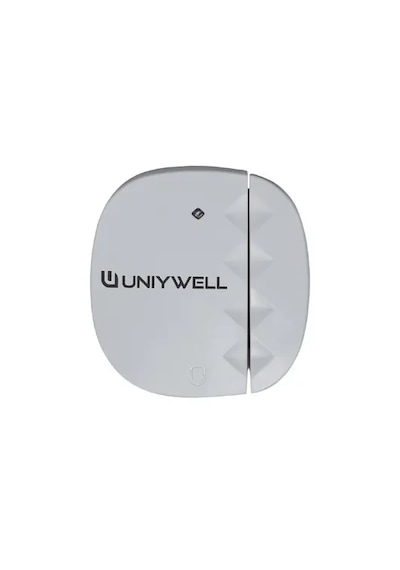 Uniywell Kablosuz Akıllı Kapı Ve Pencere Sensörü - Tuya & Smart Life Uyumlu, Manyetik Kontak Güvenlik Sensörü Beyaz