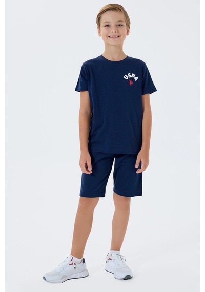U.s. Polo Assn. Erkek Çocuk Lacivert Bermuda Takım Us2442-c-v2 Lacivert