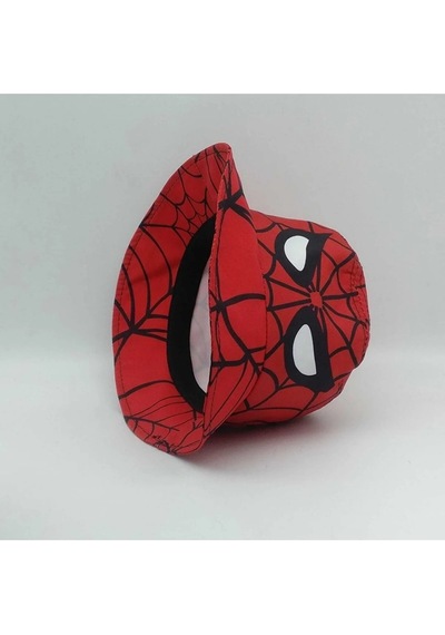 Shopiolog Çocuk Şapka Erkek Örümcek Adam Balıkçı Kova Şapka Spiderman