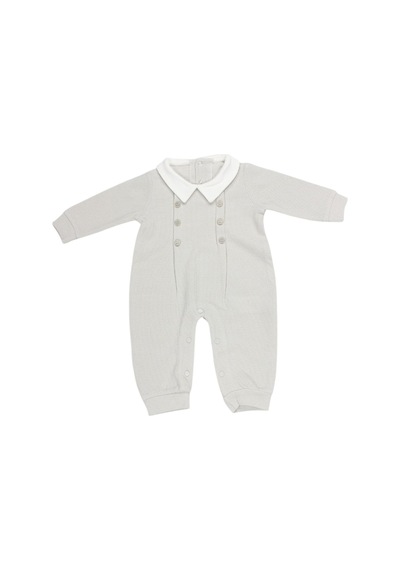 Bistyle Organic Patiksiz Tulum - Bistyle - Gri - 3-6 Ay - 15199-gri-3-6 Ay