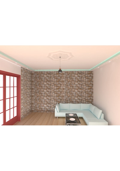 Motifpiyer Lamba Tavan Göbeği 02-model-16gen-91cm-dış-çitalı Beyaz